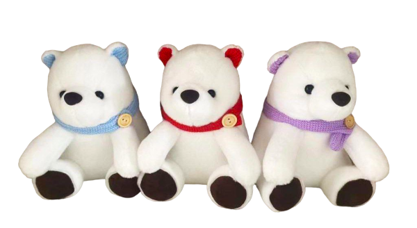 Soft toy "Polar Bear", 22 cm