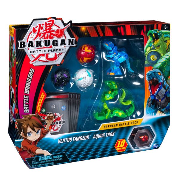 Set of Bakugan transformers with 5in1 cards